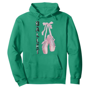 Ballerina Pointe Shoes Hoodie Gift For Cute Ballet Girl TS12 Irish Green Print Your Wear