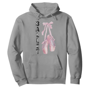 Ballerina Pointe Shoes Hoodie Gift For Cute Ballet Girl TS12 Sport Gray Print Your Wear