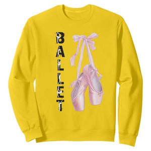 Ballerina Pointe Shoes Sweatshirt Gift For Cute Ballet Girl TS12 Daisy Print Your Wear