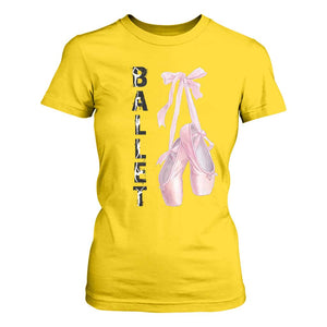 Ballerina Pointe Shoes T Shirt For Women Gift For Cute Ballet Girl TS12 Daisy Print Your Wear