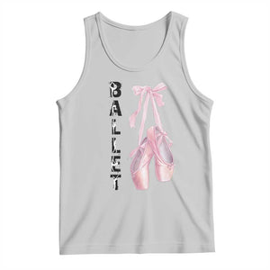 Ballerina Pointe Shoes Tank Top Gift For Cute Ballet Girl TS12 Ash Print Your Wear
