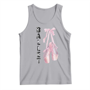 Ballerina Pointe Shoes Tank Top Gift For Cute Ballet Girl TS12 Athletic Heather Print Your Wear