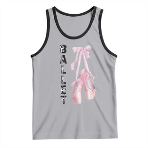 Ballerina Pointe Shoes Tank Top Gift For Cute Ballet Girl TS12 Athletic Heather Black Print Your Wear