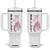 Ballerina Pointe Shoes Tumbler With Handle Gift For Cute Ballet Girl TS12 One Size: 40 oz White Print Your Wear