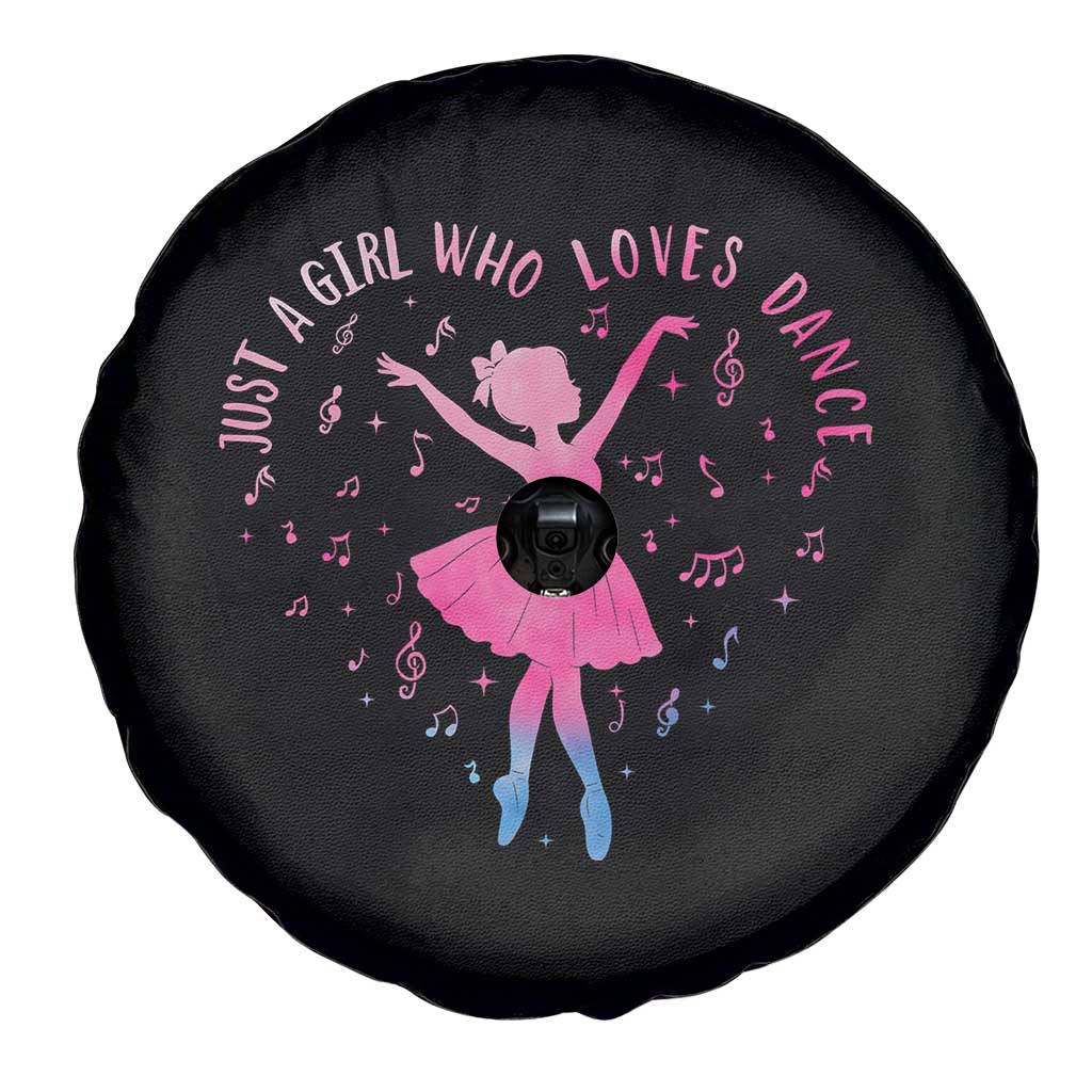 Just A Girl Who Loves Dance Spare Tire Cover Gift For Cute Ballet Girl TS12 Print Your Wear