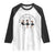 African American Ballet Dancer Raglan Shirt Just A Girl Who Loves Dance TS12 White Black Print Your Wear