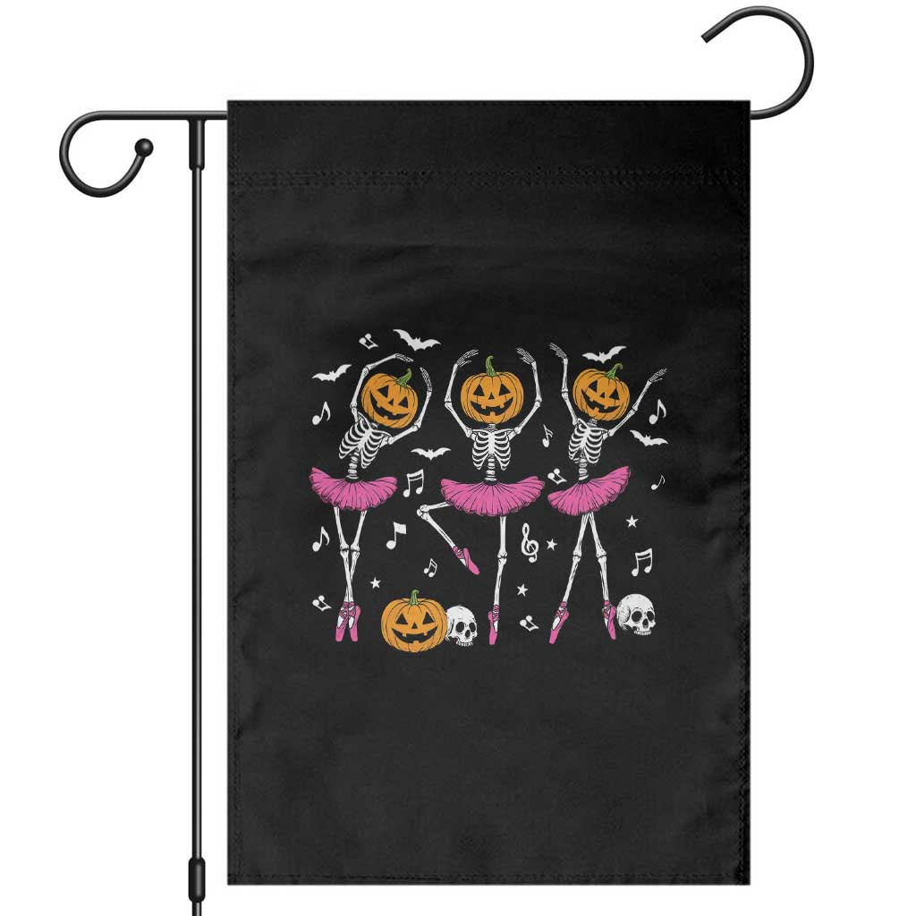 Ballet Skeleton Dance Garden Flag Funny Halloween Gift TS12 Black Print Your Wear