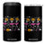 Ballet Skeleton Dance 4 in 1 Can Cooler Tumbler Funny Halloween Gift TS12 One Size: 16 oz Black Print Your Wear