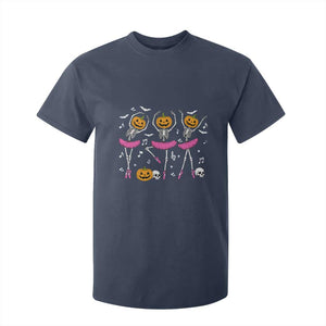Ballet Skeleton Dance T Shirt For Kid Funny Halloween Gift TS12 Navy Print Your Wear