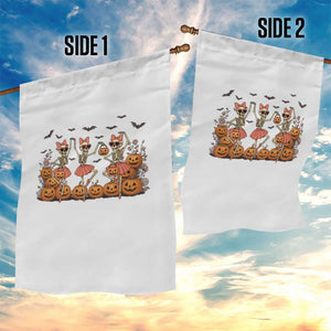 Funny Halloween Skeleton Dance Garden Flag Gift For Ballet Lover TS12 Print Your Wear