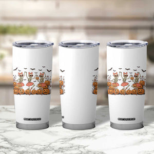 Funny Halloween Skeleton Dance Tumbler Cup Gift For Ballet Lover TS12 Print Your Wear