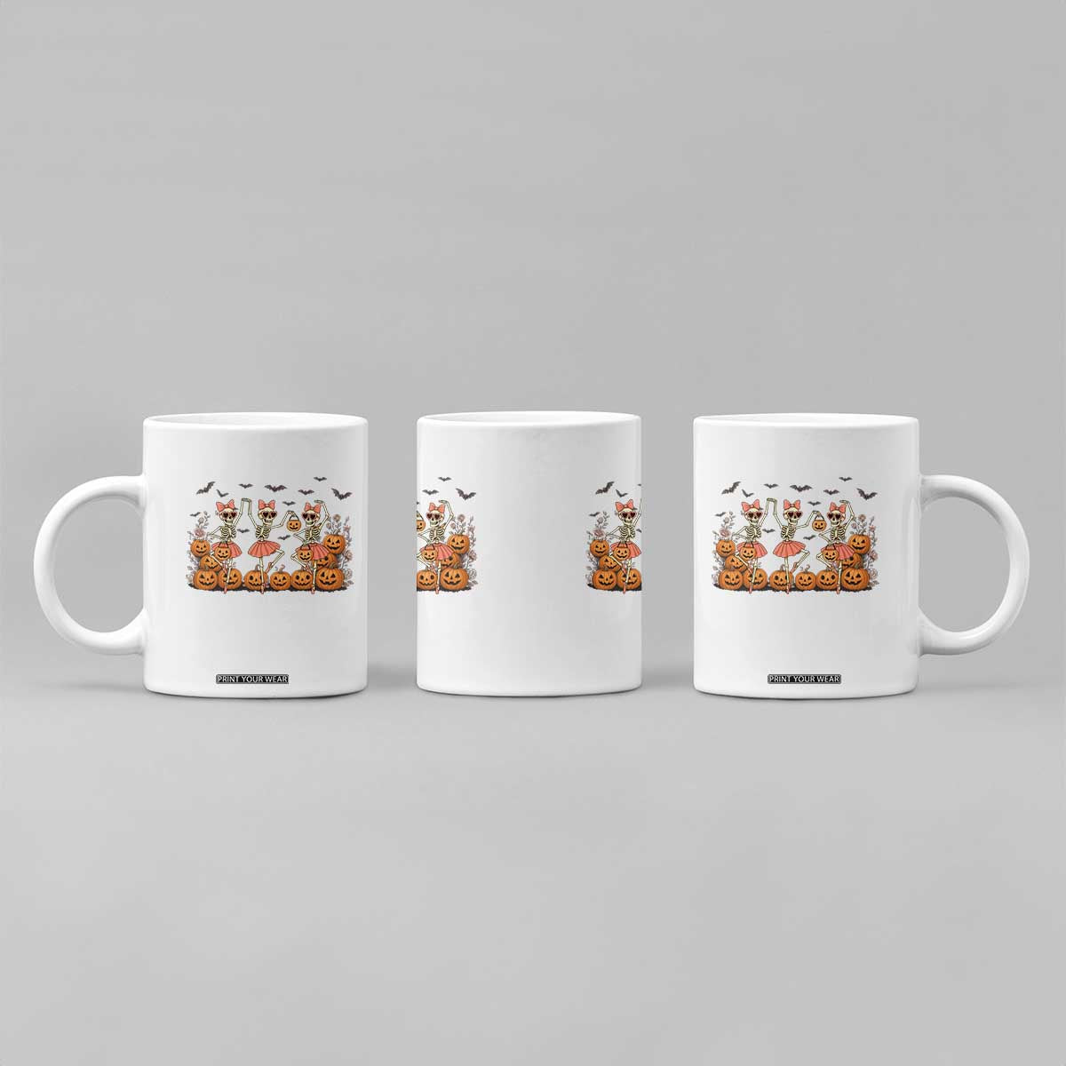 Funny Halloween Skeleton Dance Coffee Mug Gift For Ballet Lover TS12 Print Your Wear