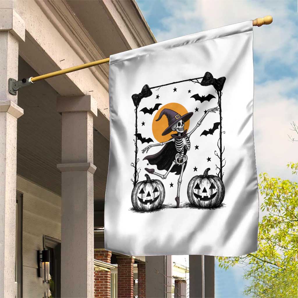 Funny Skeleton Witches Dance Ballet Garden Flag Halloween Gift TS12 Print Your Wear