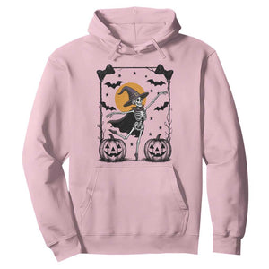 Funny Skeleton Witches Dance Ballet Hoodie Halloween Gift TS12 Light Pink Print Your Wear