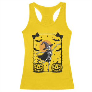 Funny Skeleton Witches Dance Ballet Racerback Tank Top Halloween Gift TS12 Daisy Print Your Wear