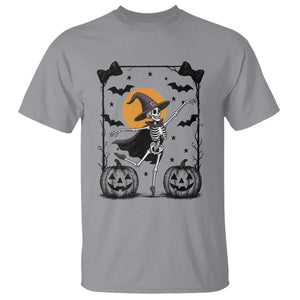 Funny Skeleton Witches Dance Ballet T Shirt Halloween Gift TS12 Sport Gray Print Your Wear