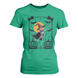 Funny Skeleton Witches Dance Ballet T Shirt For Women Halloween Gift TS12 Irish Green Print Your Wear