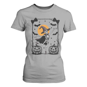Funny Skeleton Witches Dance Ballet T Shirt For Women Halloween Gift TS12 Sport Gray Print Your Wear