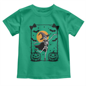 Funny Skeleton Witches Dance Ballet Toddler T Shirt Halloween Gift TS12 Irish Green Print Your Wear