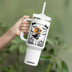 Funny Skeleton Witches Dance Ballet Tumbler With Handle Halloween Gift TS12 Print Your Wear