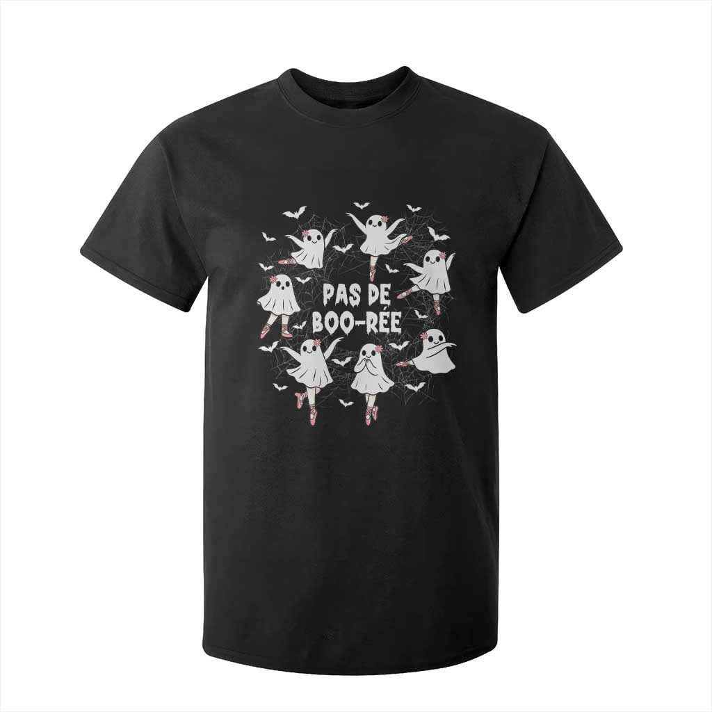 Halloween Ballet Ghost T Shirt For Kid Pas De Boo Ree Gift TS12 Black Print Your Wear