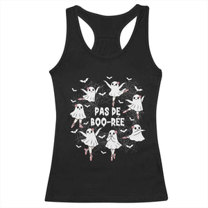 Halloween Ballet Ghost Racerback Tank Top Pas De Boo Ree Gift TS12 Black Print Your Wear