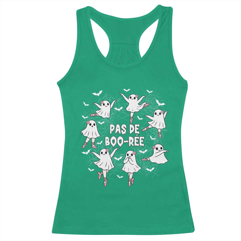 Halloween Ballet Ghost Racerback Tank Top Pas De Boo Ree Gift TS12 Irish Green Print Your Wear