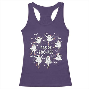 Halloween Ballet Ghost Racerback Tank Top Pas De Boo Ree Gift TS12 Purple Print Your Wear