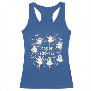 Halloween Ballet Ghost Racerback Tank Top Pas De Boo Ree Gift TS12 Royal Blue Print Your Wear