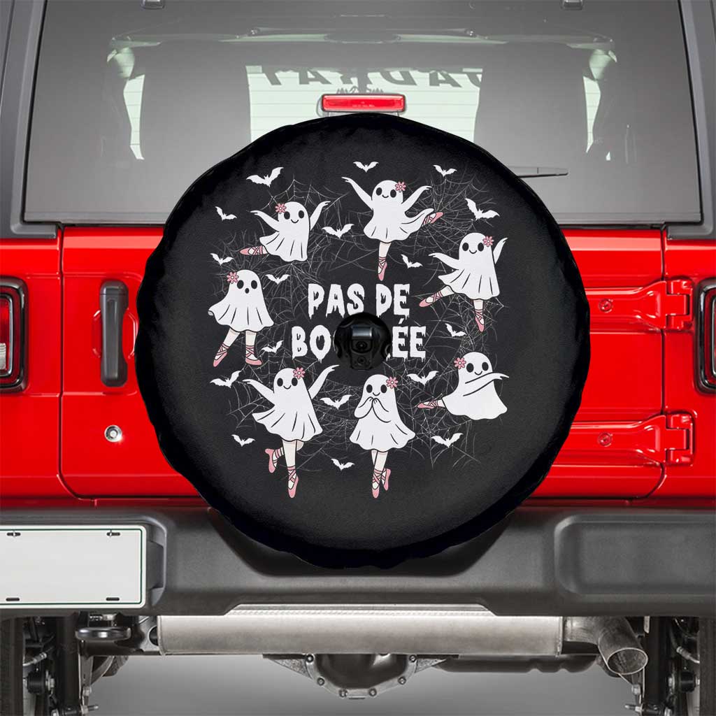 Halloween Ballet Ghost Spare Tire Cover Pas De Boo Ree Gift TS12 Black Print Your Wear