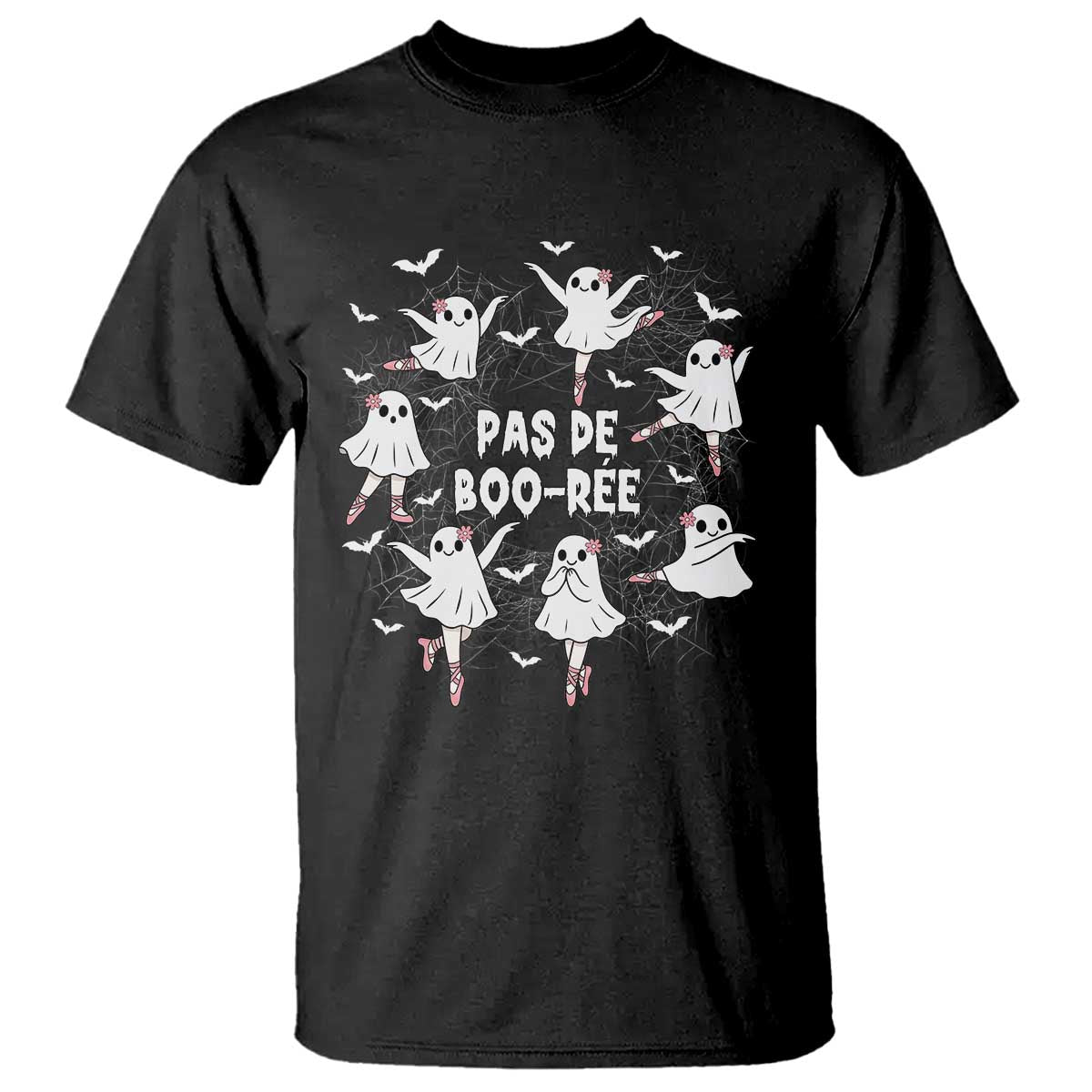 Halloween Ballet Ghost T Shirt Pas De Boo Ree Gift TS12 Black Print Your Wear