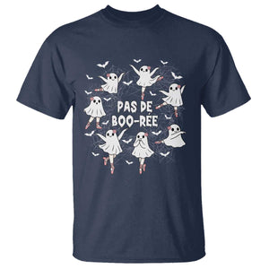 Halloween Ballet Ghost T Shirt Pas De Boo Ree Gift TS12 Navy Print Your Wear