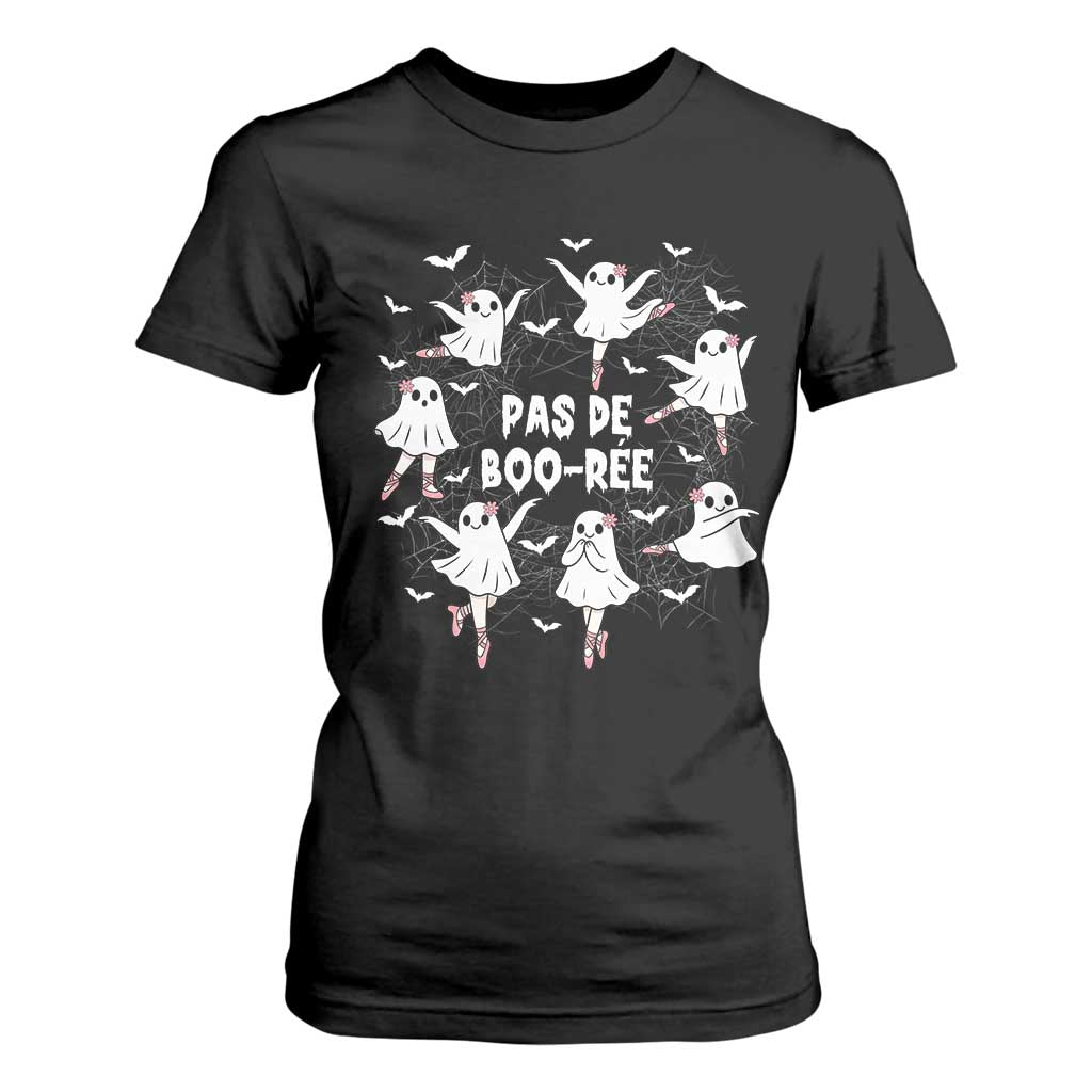 Halloween Ballet Ghost T Shirt For Women Pas De Boo Ree Gift TS12 Black Print Your Wear