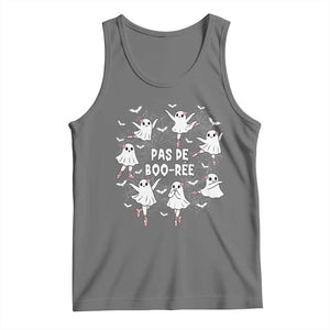 Halloween Ballet Ghost Tank Top Pas De Boo Ree Gift TS12 Black Heather Print Your Wear