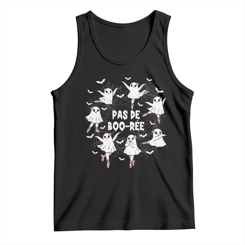 Halloween Ballet Ghost Tank Top Pas De Boo Ree Gift TS12 Black Print Your Wear
