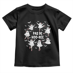 Halloween Ballet Ghost Toddler T Shirt Pas De Boo Ree Gift TS12 Black Print Your Wear