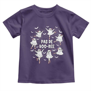 Halloween Ballet Ghost Toddler T Shirt Pas De Boo Ree Gift TS12 Purple Print Your Wear