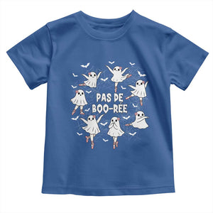 Halloween Ballet Ghost Toddler T Shirt Pas De Boo Ree Gift TS12 Royal Blue Print Your Wear