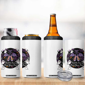 Trick Or Treat Point Your Feet 4 in 1 Can Cooler Tumbler Funny Halloween Ballet Gift TS12 Print Your Wear