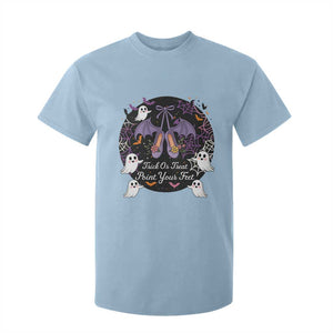 Trick Or Treat Point Your Feet T Shirt For Kid Funny Halloween Ballet Gift TS12 Light Blue Print Your Wear