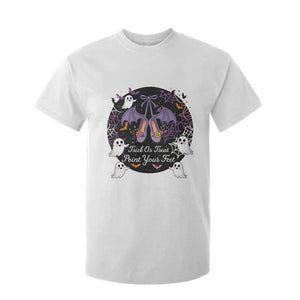 Trick Or Treat Point Your Feet T Shirt For Kid Funny Halloween Ballet Gift TS12 White Print Your Wear