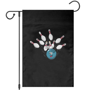 Funny Sport Bowler Gift Garden Flag Bowling Ball Chasing Pins TS12 Black Print Your Wear
