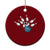 Funny Sport Bowler Gift Ceramic Ornament Bowling Ball Chasing Pins TS12 1pc Red Print Your Wear