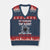 My Bowling Technique Is Top Secret V-Neck Knit Sweater Vest Funny Bowler Gift TS12 Navy Red Print Your Wear