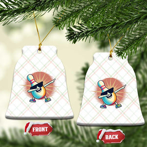 Dabbing Bowling Pin Ceramic Ornament Funny Player Gift TS12 Print Your Wear