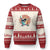 Dabbing Bowling Pin Ugly Christmas Sweater Funny Player Gift TS12 Beige Red Print Your Wear