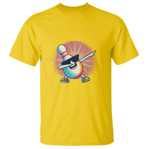 Dabbing Bowling Pin T Shirt Funny Player Gift TS12 Daisy Print Your Wear