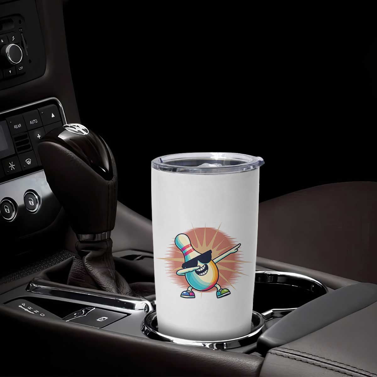 Dabbing Bowling Pin Tumbler Cup Funny Player Gift TS12 Print Your Wear