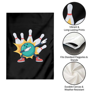 Funny Bowling Ball Dab Garden Flag Sports Lover Gift TS12 Print Your Wear
