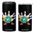 Funny Bowling Ball Dab 4 in 1 Can Cooler Tumbler Sports Lover Gift TS12 One Size: 16 oz Black Print Your Wear